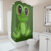 Rideaux De Douche Mon ami Green Frog (En situation)