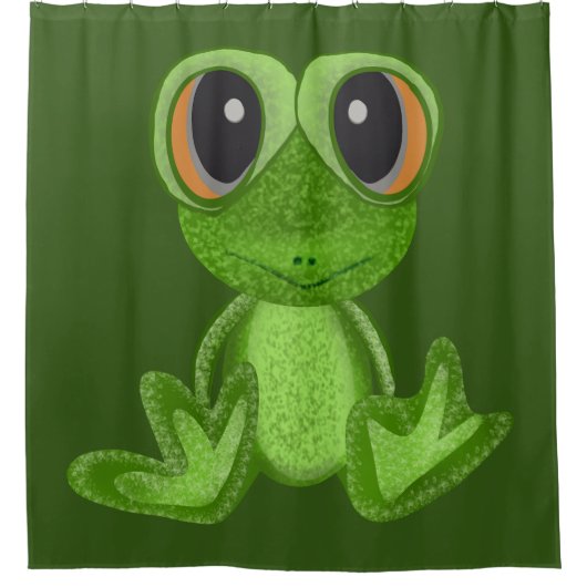 Rideaux De Douche Mon ami Green Frog (Devant)