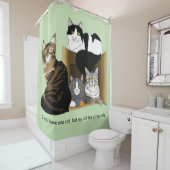 Rideaux De Douche Mon chat a des chats (En situation)