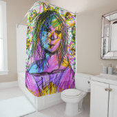 Rideaux De Douche Mona Pop (En situation)