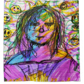 Rideaux De Douche Mona Pop (Devant)