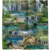 Rideaux De Douche Monde Océans & Rivières, Lacs & Activités sportive (Devant)