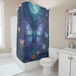 Rideaux De Douche Mondes Enchantés de Imaginaire de fée lunaire