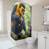 Rideaux De Douche Monkey (En situation)