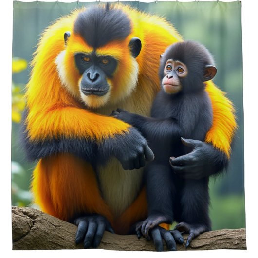 Rideaux De Douche Monkeys (Devant)