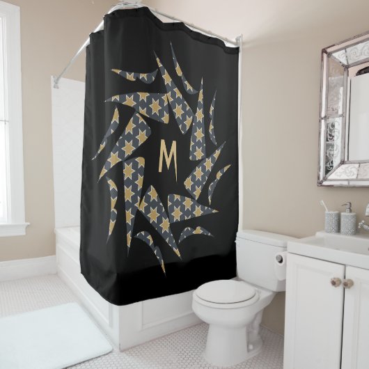 Rideaux De Douche Monogram (En situation)