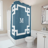 Rideaux De Douche Monogram design (En situation)