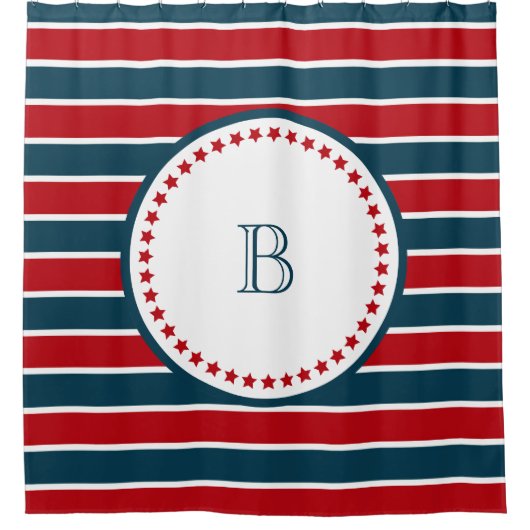 Rideaux De Douche Monogram design (Devant)
