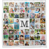Rideaux De Douche Monogramme simple Collage photo 60 (Devant)