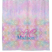 Rideaux De Douche Monographie de goutte de Parties scintillant de li (Devant)