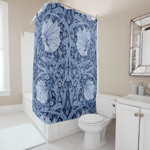 Rideaux De Douche Monotone bleu Pimpernel, William Morris