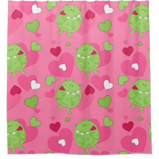 Rideaux De Douche Monster Love (Devant)