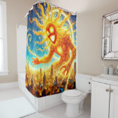 Rideaux De Douche Monster Sun (En situation)