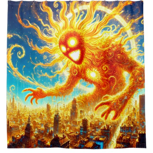 Rideaux De Douche Monster Sun (Devant)