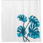 Rideaux De Douche Monstera, design tropical et lunatique ! (Devant)