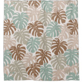 Rideaux De Douche Monstera moderne hawaï boho (Devant)