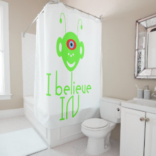 Rideaux De Douche Monstre alien drôle
