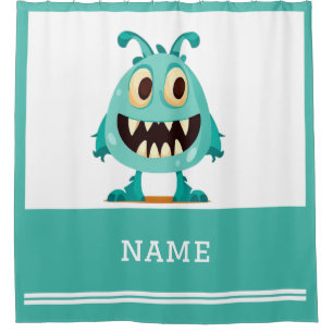 Rideaux De Douche Monstre/Dessin/alien