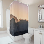 RIDEAUX DE DOUCHE MONTAGNE ROCHEUSE (En situation)