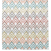 Rideaux De Douche Montagnes Art Déco  (Devant)