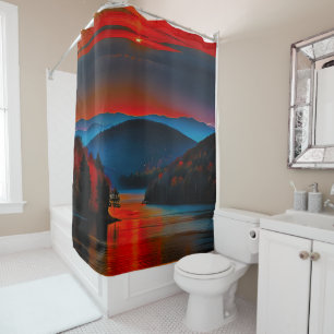 Rideaux De Douche Montagnes des Appalaches 003