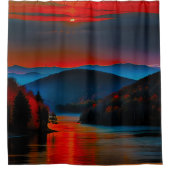 Rideaux De Douche Montagnes des Appalaches 003 (Devant)