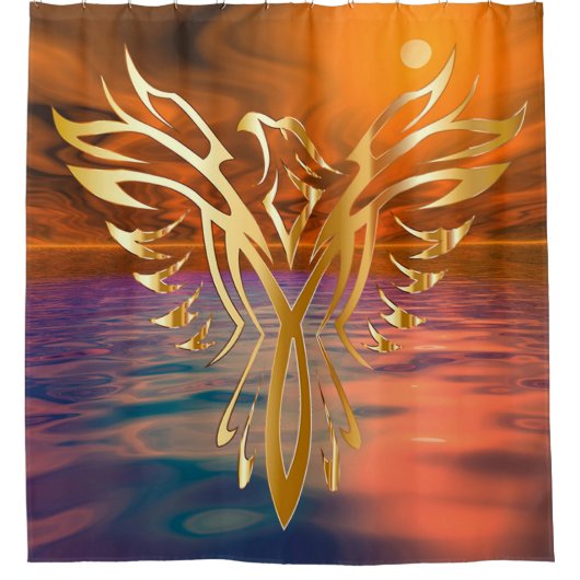 Rideaux De Douche Montée de Phoenix (Devant)