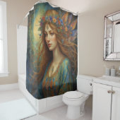 Rideaux De Douche Moonlit Forest Fairy (En situation)