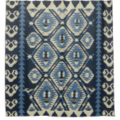 Rideaux De Douche Moquette orientale turque Perse bleu (Devant)