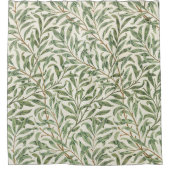 Rideaux De Douche Morris - Saule d'antiquité feuilles & Branches Mot (Devant)