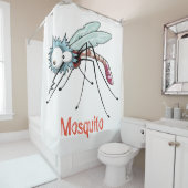 Rideaux De Douche Mosquito cartoon (En situation)