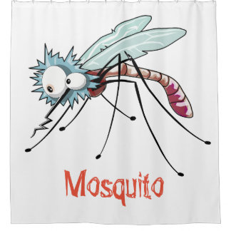 Rideaux De Douche Mosquito cartoon