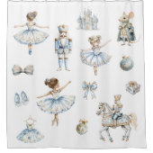 Rideaux De Douche Moteur de ballet de cétacs (Devant)