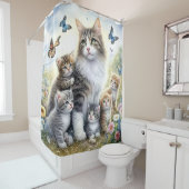 Rideaux De Douche Mother's Garden Paradise (En situation)