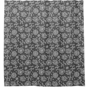 Rideaux De Douche Motif 1 de tissu de dentelle