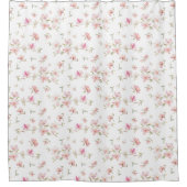 Rideaux De Douche Motif à aquarelle rose doux (Devant)