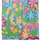 Rideaux De Douche Motif à fleurs du printemps été 60s (Devant)