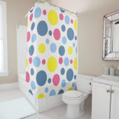 Rideaux De Douche Motif à pois (En situation)