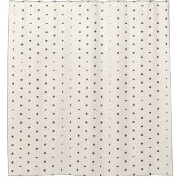 Motif à pois ivoire noir et blanc Rétro 