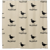 Rideaux De Douche motif à thème CRANE nautique amusant | (Devant)