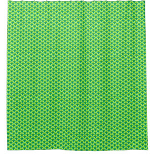 Rideaux De Douche Motif à vagues Art déco - vert jade