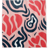 Rideaux De Douche motif abstrait (Devant)