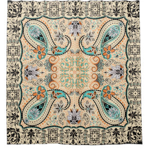 Rideaux De Douche Motif abstrait à la mode génial de Boho rétro