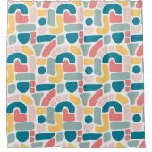 Rideaux De Douche Motif Abstrait coloré (Devant)