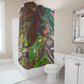 Rideaux De Douche motif abstrait cool (En situation)
