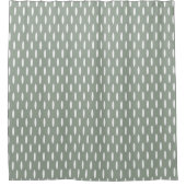 Rideaux De Douche Motif Abstrait de points verts Sage (Devant)