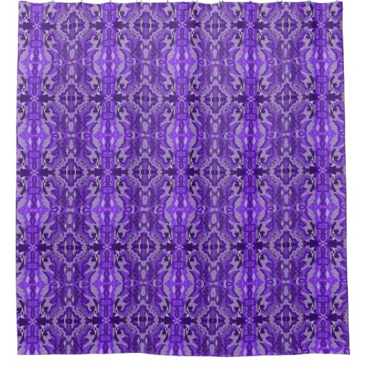 Rideaux De Douche Motif Abstrait Diamond-y violet (Devant)