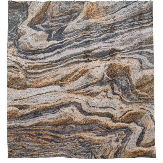 Rideaux De Douche Motif abstrait en marbre texture (Devant)