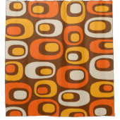 Rideaux De Douche Motif Abstrait moderne du milieu du siècle (Devant)