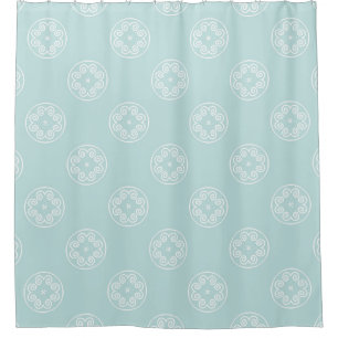 Rideaux De Douche motif Abstrait sans soudure de poudre bleu couleur